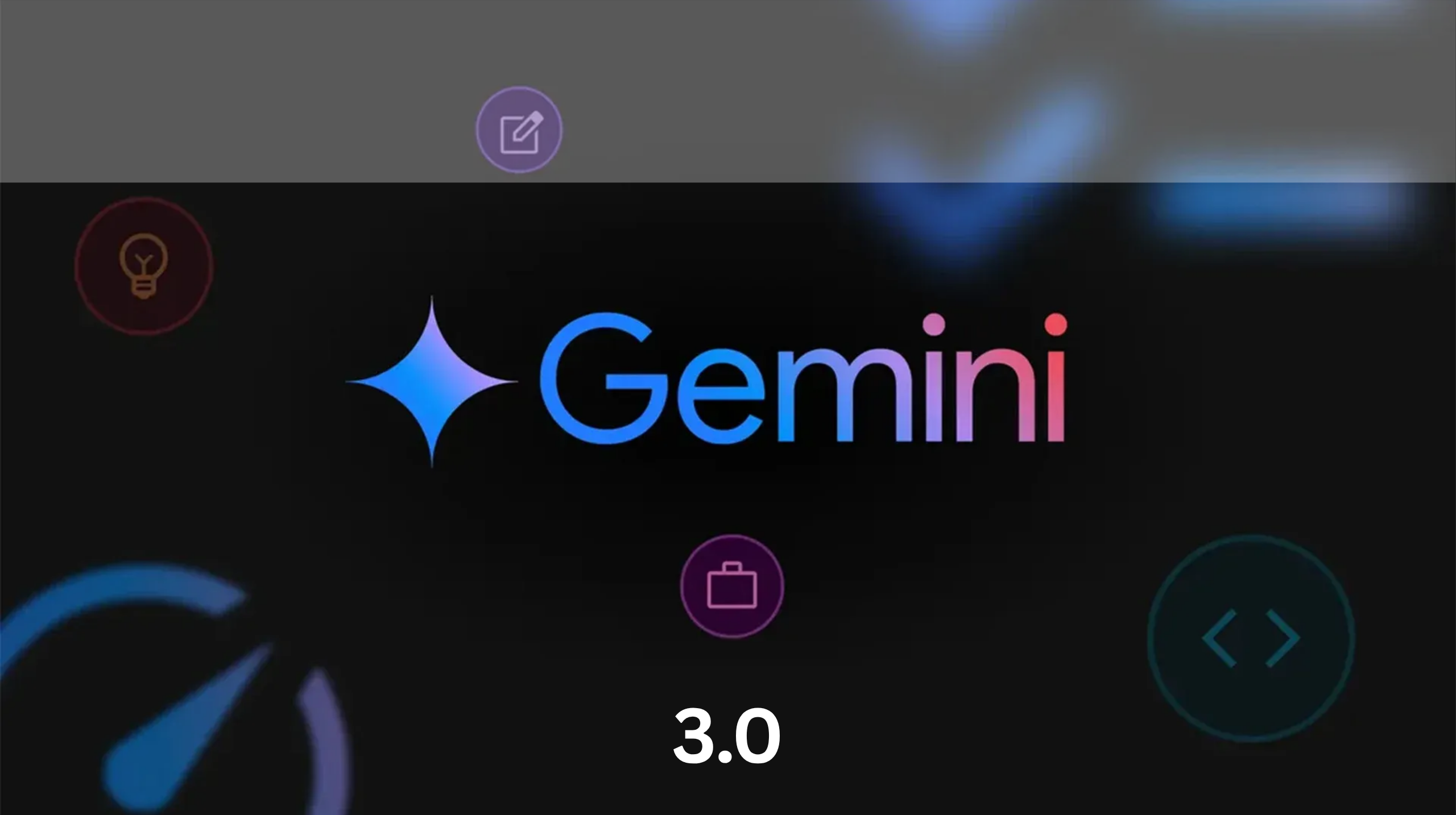 Futuristic multimodal AI interface with neural pathways and layered data streams representing Google Gemini 3.0’s advanced capabilities.
